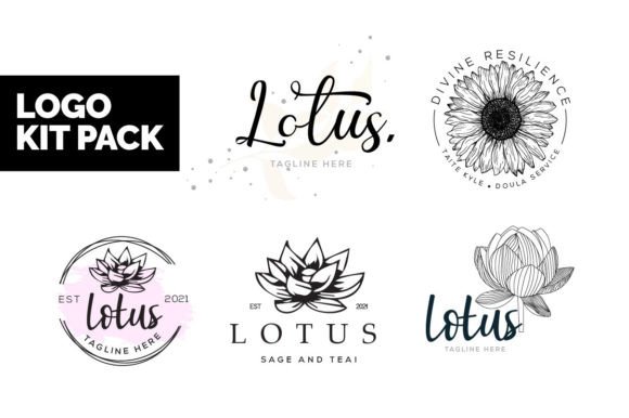 Download Botanical Logo Bundle and Kit Pack - Premium Resources